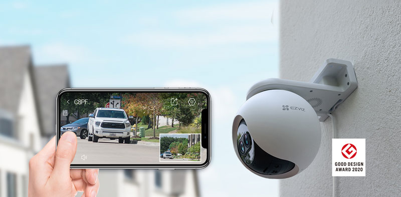 camera wifi quay quet ong kinh kep ezviz c8pf 7
