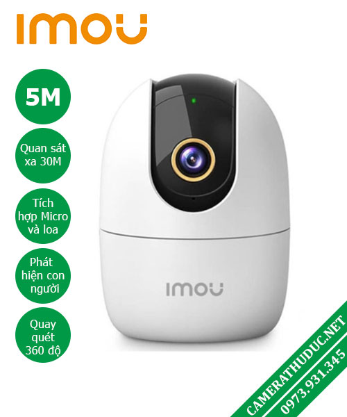 IMOU IPC-A52P Camera Wifi 360 độ (Ranger 3K 5MP)