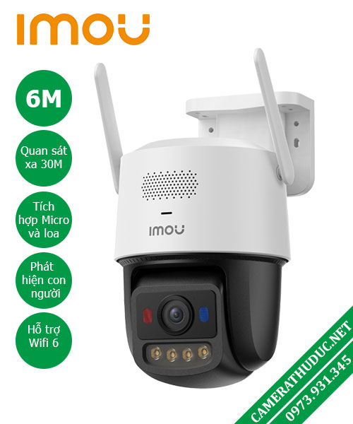 Camera TITAN PRO Wifi 6 Imou 6MP IPC-U7LP-6V0NE Full Color