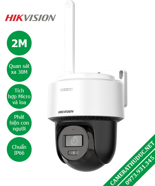 DS-2DE2C200MWG/W Camera IP Mini PT 2MP
