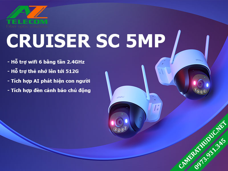 Camera Wifi iMOU Cruiser SC 3K 5MP (IPC-K7FP-5H0WE)