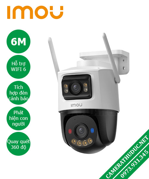 IMOU IPC-S7XEP-6M0WED Camera Wifi ngoài trời Cruiser Dual 2 6MP