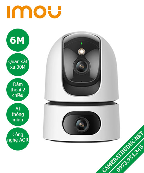 IMOU IPC-S2XEP-6M0S Camera Wifi 2 ống kính quay quét 6MP
